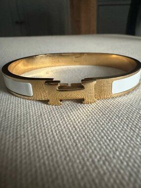 Hermes Clic H Logo Bracelet